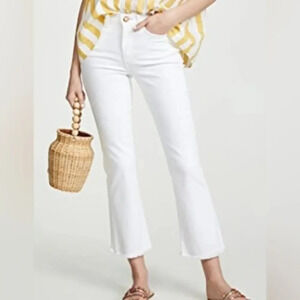 AYR Crisp White Straight Leg Jeans